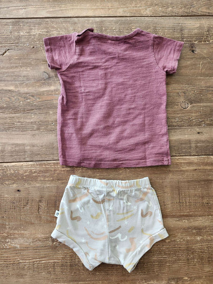 Jamie Kay/Jax & Lennon tee and shorts set, 6-12 months, EUC, Kids 9 Month (6-9M)