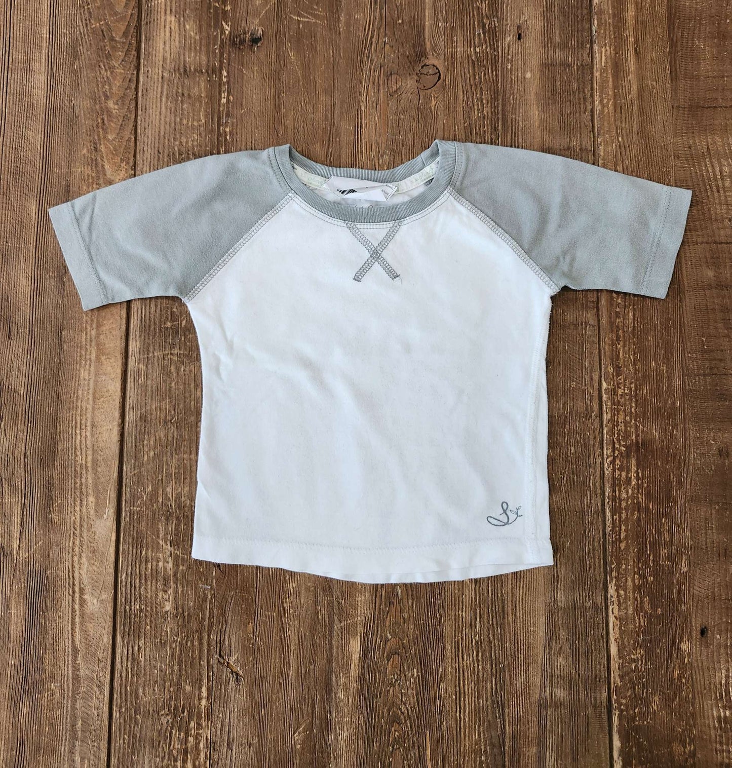 Sapling organic, 3/4 sleeve shirt, 3-6 months, EUC, Kids 6 Month (3-6M)