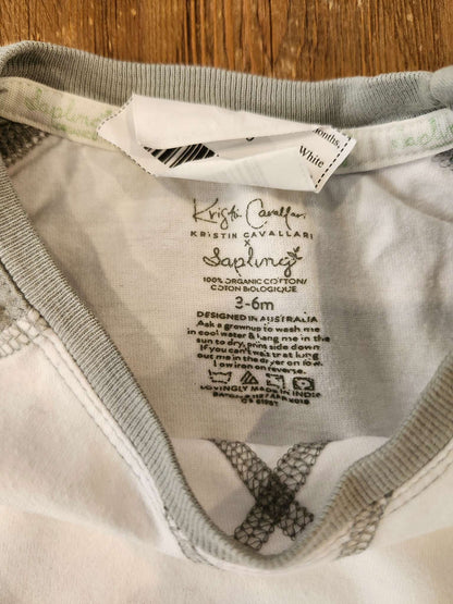 Sapling organic, 3/4 sleeve shirt, 3-6 months, EUC, Kids 6 Month (3-6M)