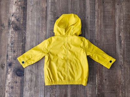 Gap, rain coat, yellow, 6-12 months, EUC, Kids 9 Month (6-9M)