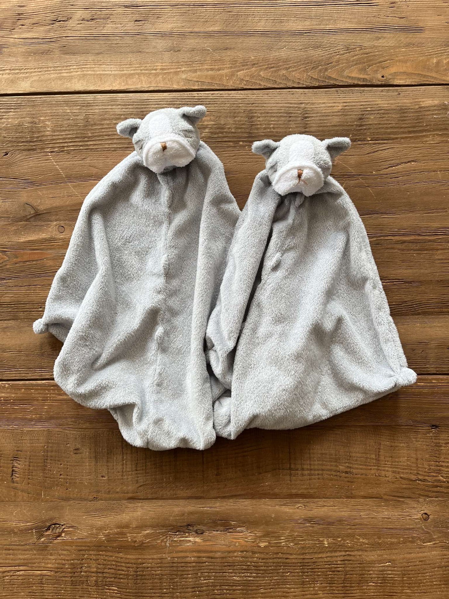 Angel Dear, bulldog lovey, 2 pack, like new