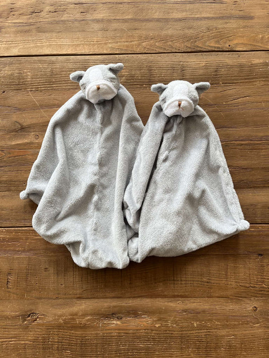 Angel Dear, bulldog lovey, 2 pack, like new