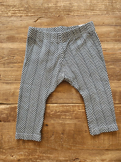 My Mila, herringbone leggings, 6-12 months, Kids 9 Month (6-9M)