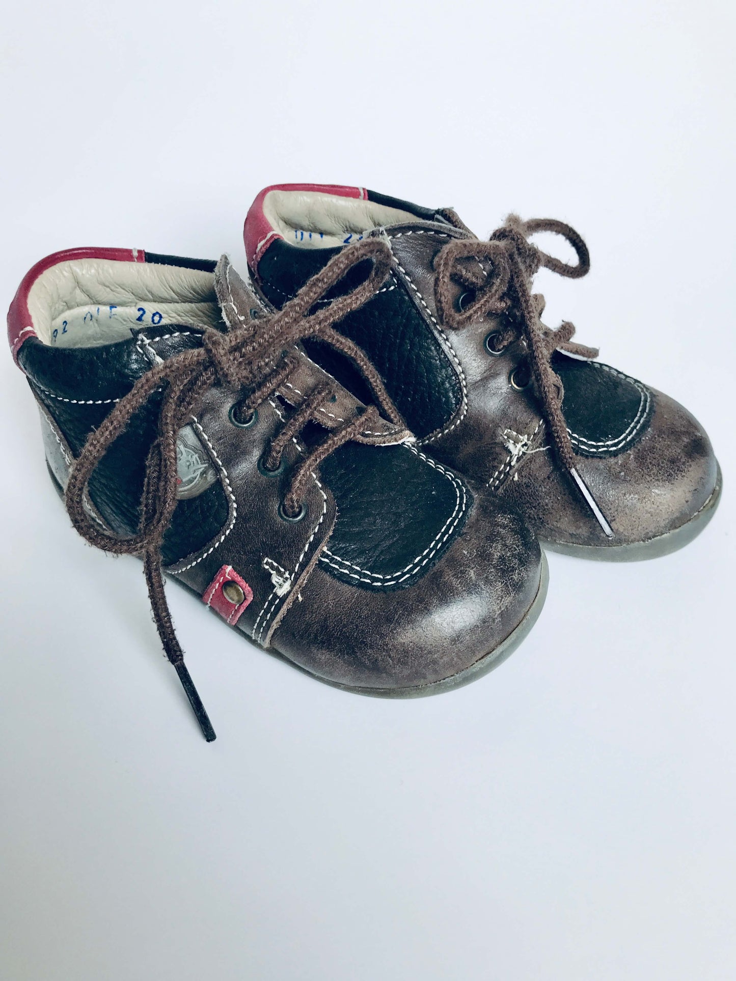 Bonnie Stuart Brown Leather Shoes, Shoes 4 (Baby: 0-12 mth)