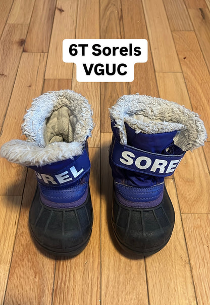 6T Sorel Winter Boots, Shoes 6.5 (Walkers:12-24 mth)