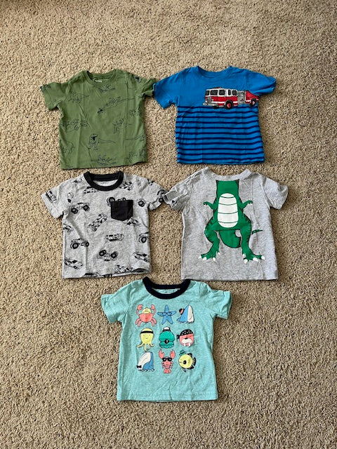 T-Shirt Bundle, Carters, Size 18 months, Kids 18 Month (12-18M)