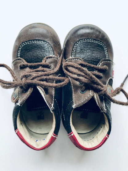 Bonnie Stuart Brown Leather Shoes, Shoes 4 (Baby: 0-12 mth)