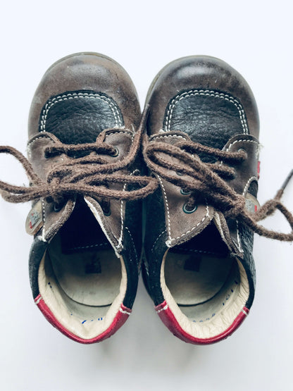 Bonnie Stuart Brown Leather Shoes, Shoes 4 (Baby: 0-12 mth)