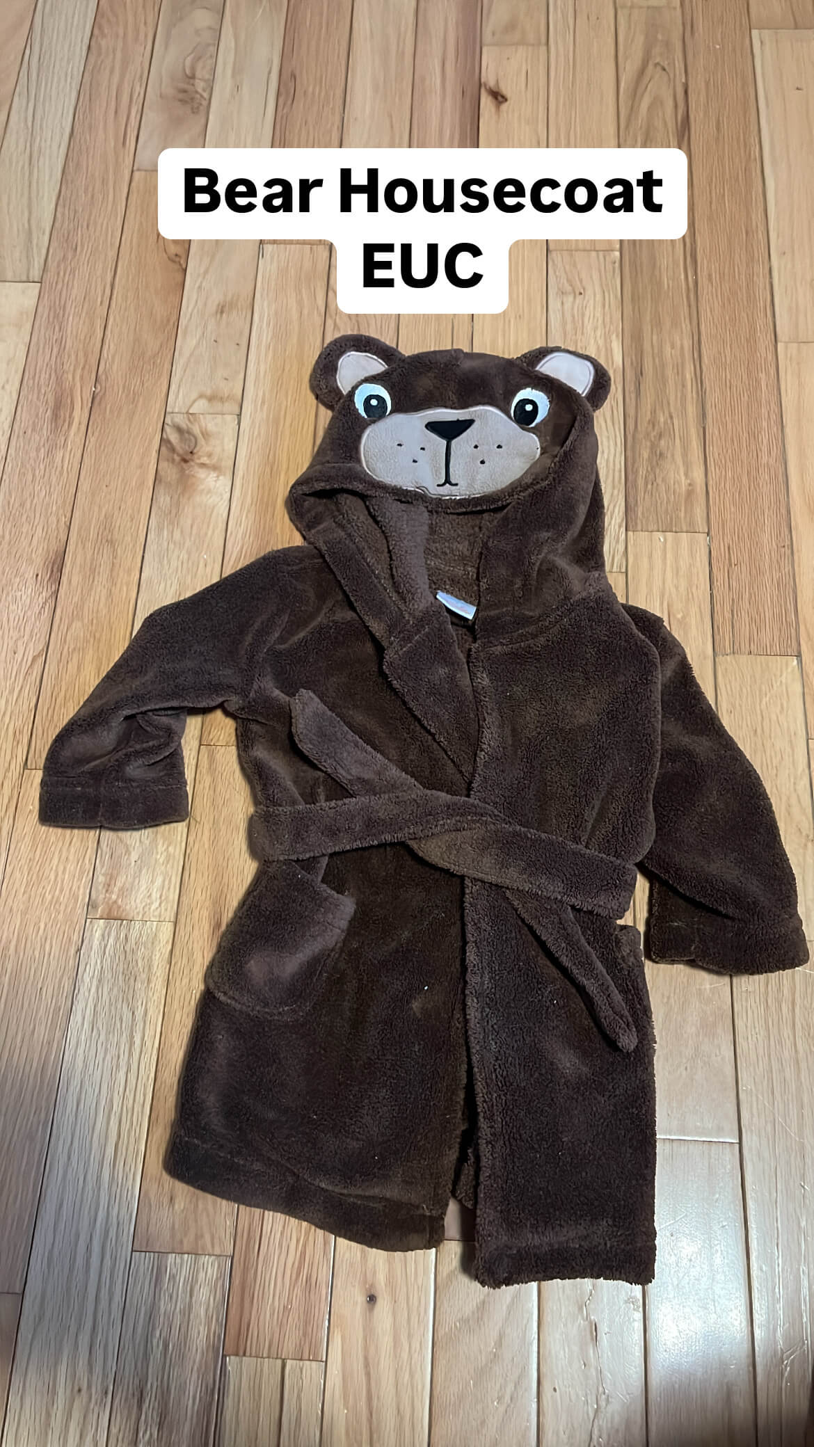 Brown Housecoat, Kids 18 Month (12-18M)