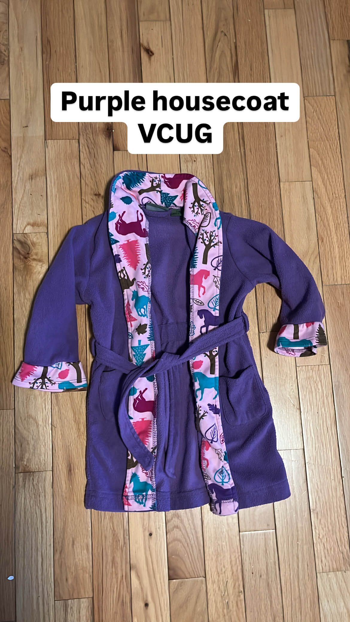 Purple Housecoat, Kids 2T