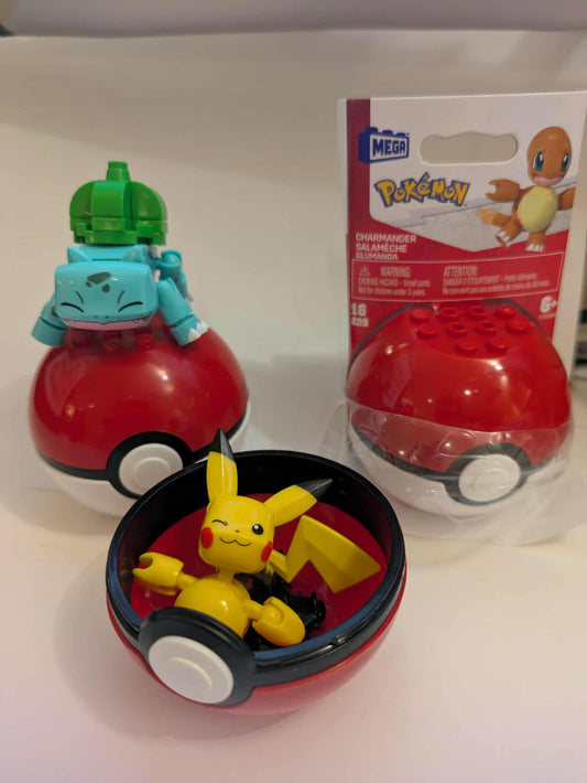 Mega Construx™ Pokémon™ Micro Action Figures x3