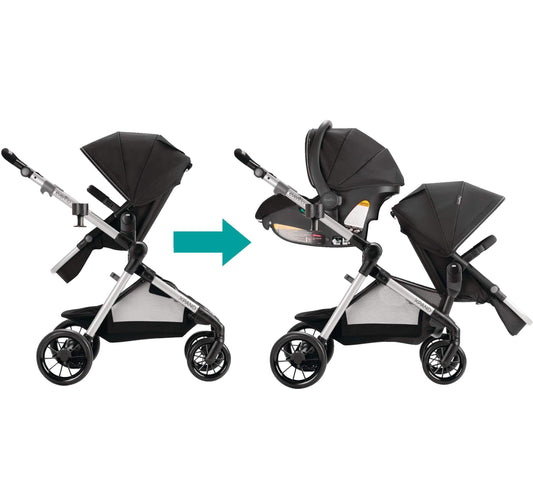 Evenflo Pivot Xpand Modular Compact Fold Travel System MSRP 699.99