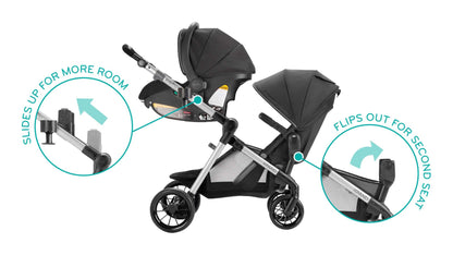 Evenflo Pivot Xpand Modular Compact Fold Travel System RETAIL799.99