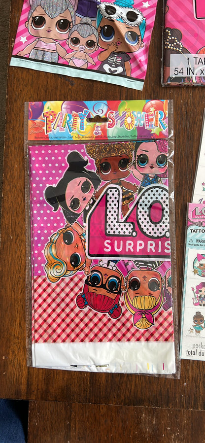 Lol party decorations and loot bags items