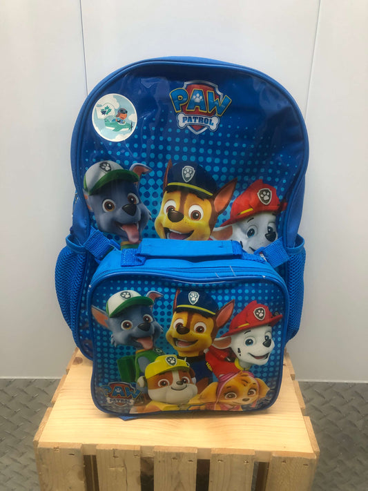 Paw Patrol backpack + lunch bag combo