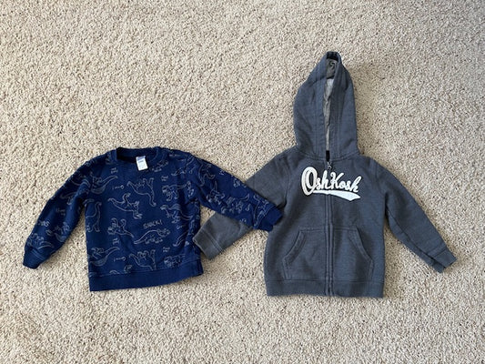 Hoodie and Sweatshirt Bundle, 24 months, Kids 24 Month (18-24M)