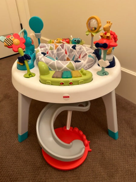 Fisher-Price Sit-to-Stand Activity Centre - Spin ‘n Play Safari