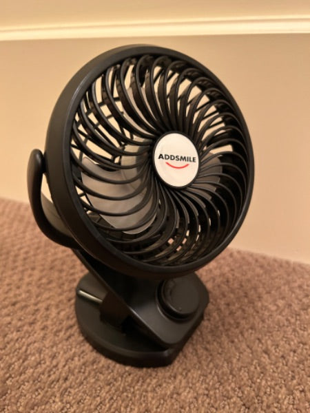 Rechargeable Stroller Clip Fan