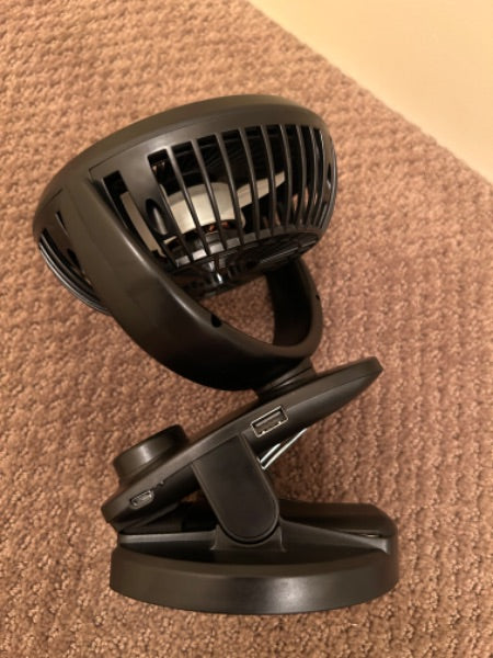 Rechargeable Stroller Clip Fan