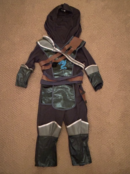 Ninja Costume - Size 4