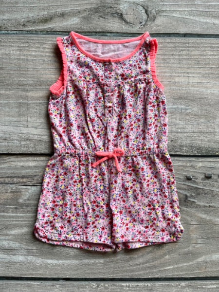 BabyGap size 3 girls pink floral print romper, Kids 3T