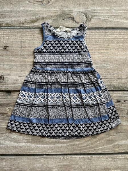 H&M size 2-4 girls summer short sleeve dress, Kids 4/4T