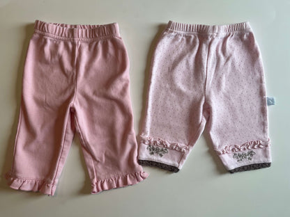Girls 0-3 Month Pants, Kids 3 Month (0-3M)