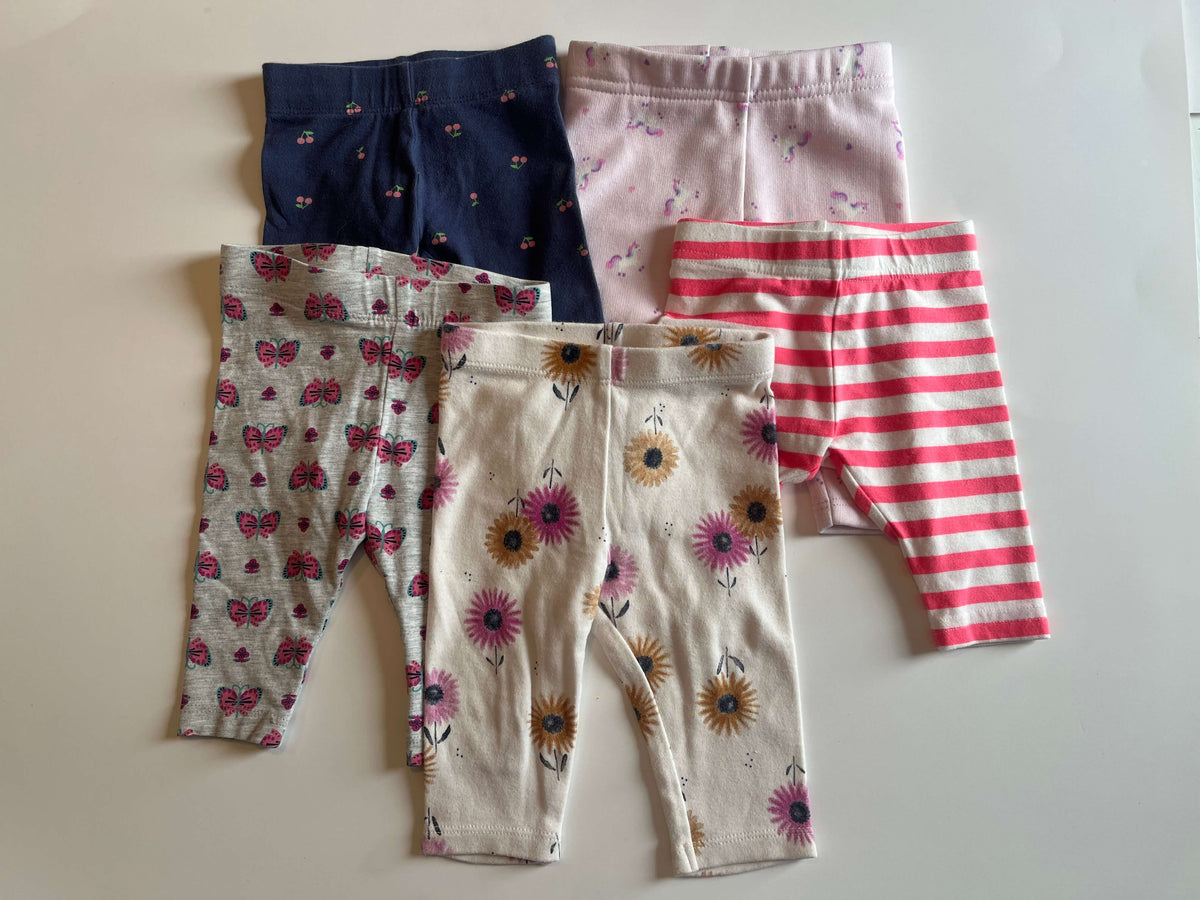 Girls 0-3 Month Pants, Kids 3 Month (0-3M)