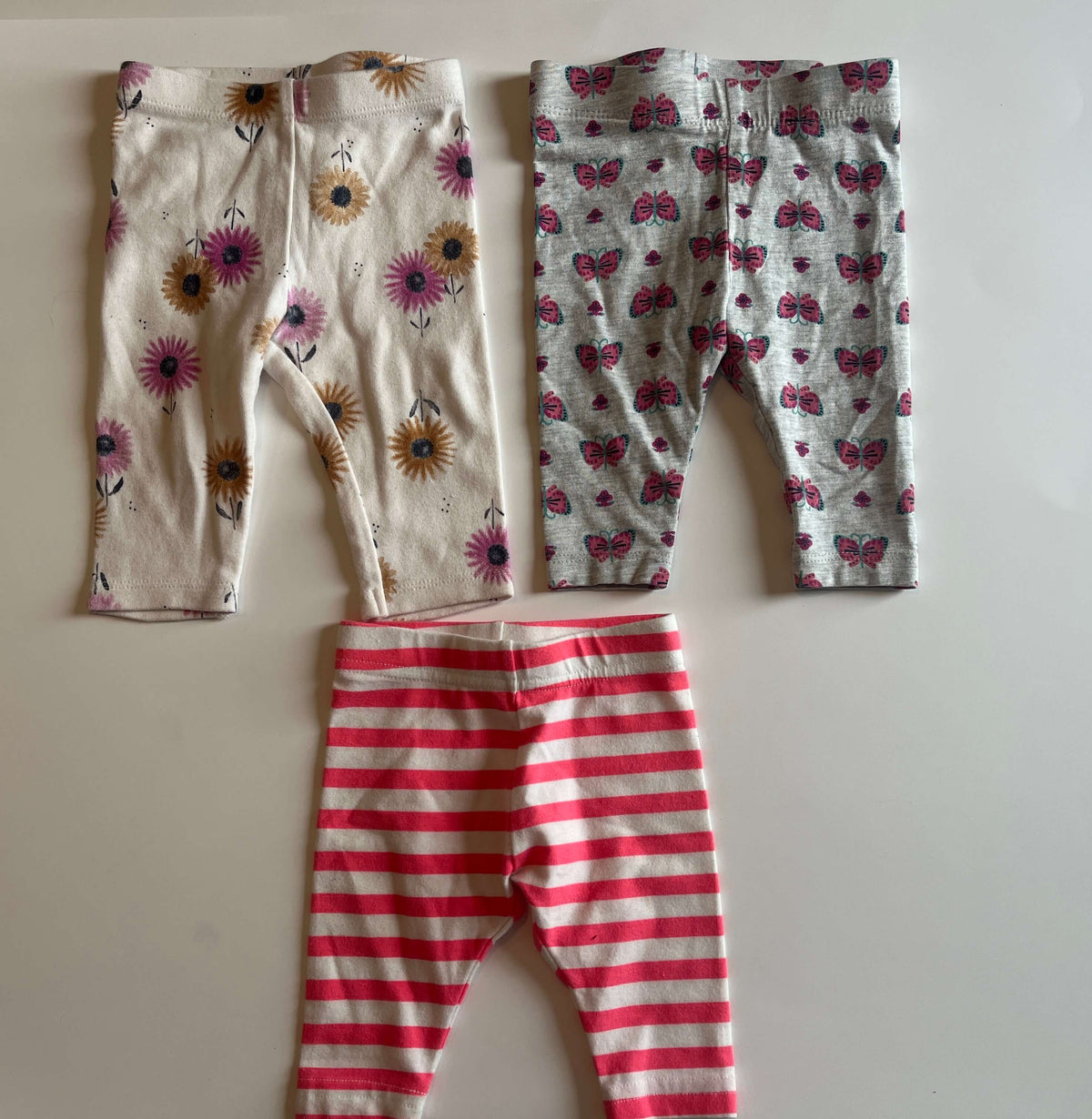 Girls 0-3 Month Pants, Kids 3 Month (0-3M)