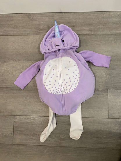 Carters baby narwhal costume size 6-9m, Kids 9 Month (6-9M)