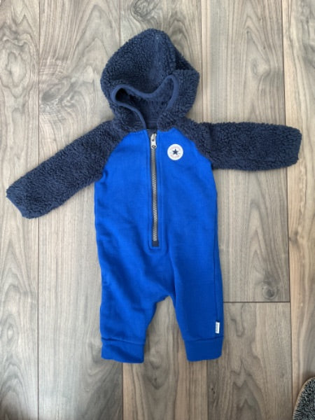 Converse Hooded Romper, Kids 6 Month (3-6M)