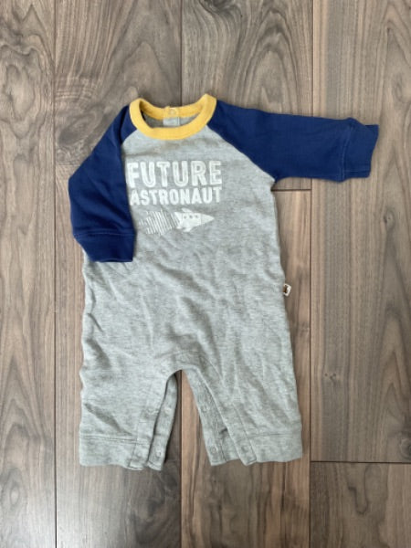 Grey Future  Astronaut Romper, Kids 3 Month (0-3M)