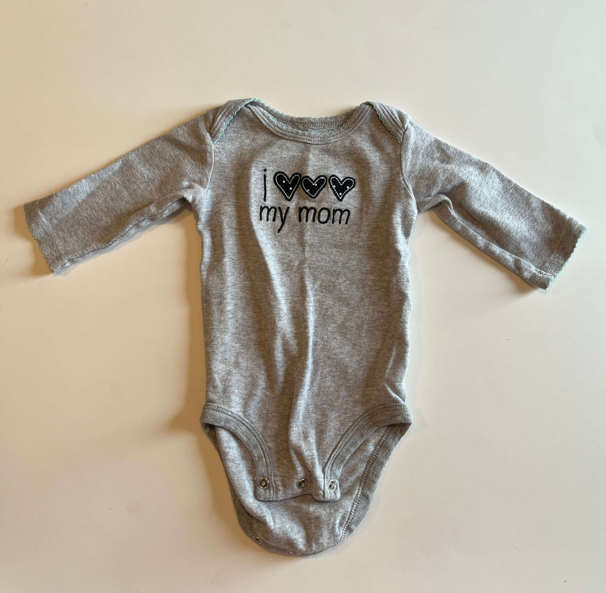 Girls 0-3 Long Sleeve Onesies, Kids 3 Month (0-3M)