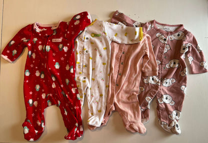 Girls Sleepers 3 Months, Kids 3 Month (0-3M)