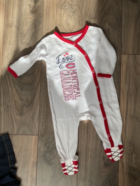 Montreal Canadiens Sleeper, Kids 6 Month (3-6M)