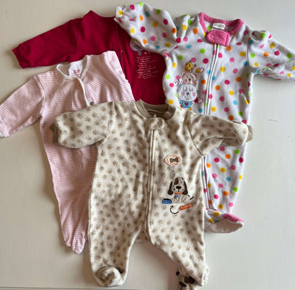 Girls 3-6 Month Sleepers, Kids 3 Month (0-3M)