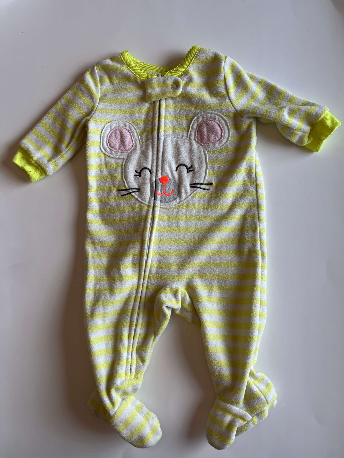 Girls 3 Month Fleece Sleepers, Kids 3 Month (0-3M)