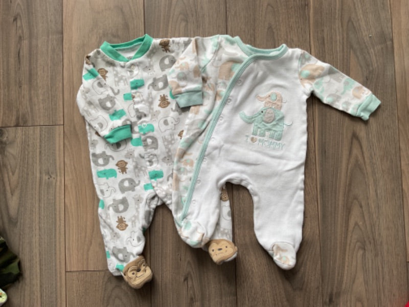 Elephant Sleepers, Kids 3 Month (0-3M)