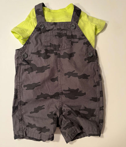 Carter's Boys 9m Overalls Outfit, Kids 12 Month (9-12M)