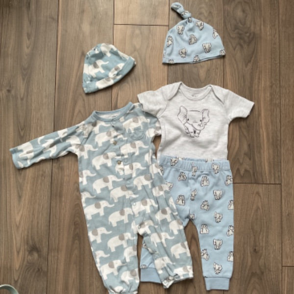 Elephant outfits, Kids 9 Month (6-9M)