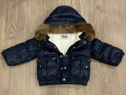 VGUC, D & G Junior Winter Coat, size 9-12mos, Kids 12 Month (9-12M)