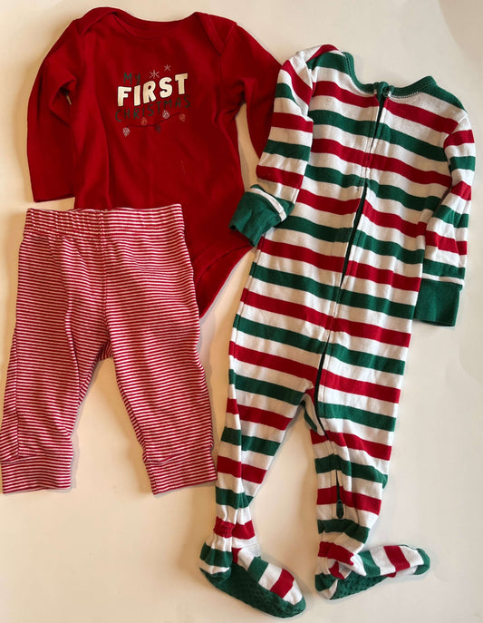 First Christmas Bundle. Carter's 6 Months and Old Navy 6-12 Months, Kids 6 Month (3-6M)