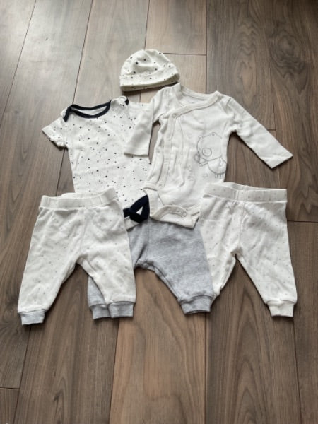 Onesie and Pants Bundle, Kids 3 Month (0-3M)