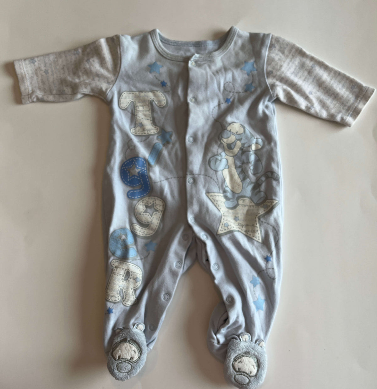 Set of 3 boys' sleepers: Disney – 0-3 months Little Me – 3 months Carter's – 0-3 months, Kids 3 Month (0-3M)