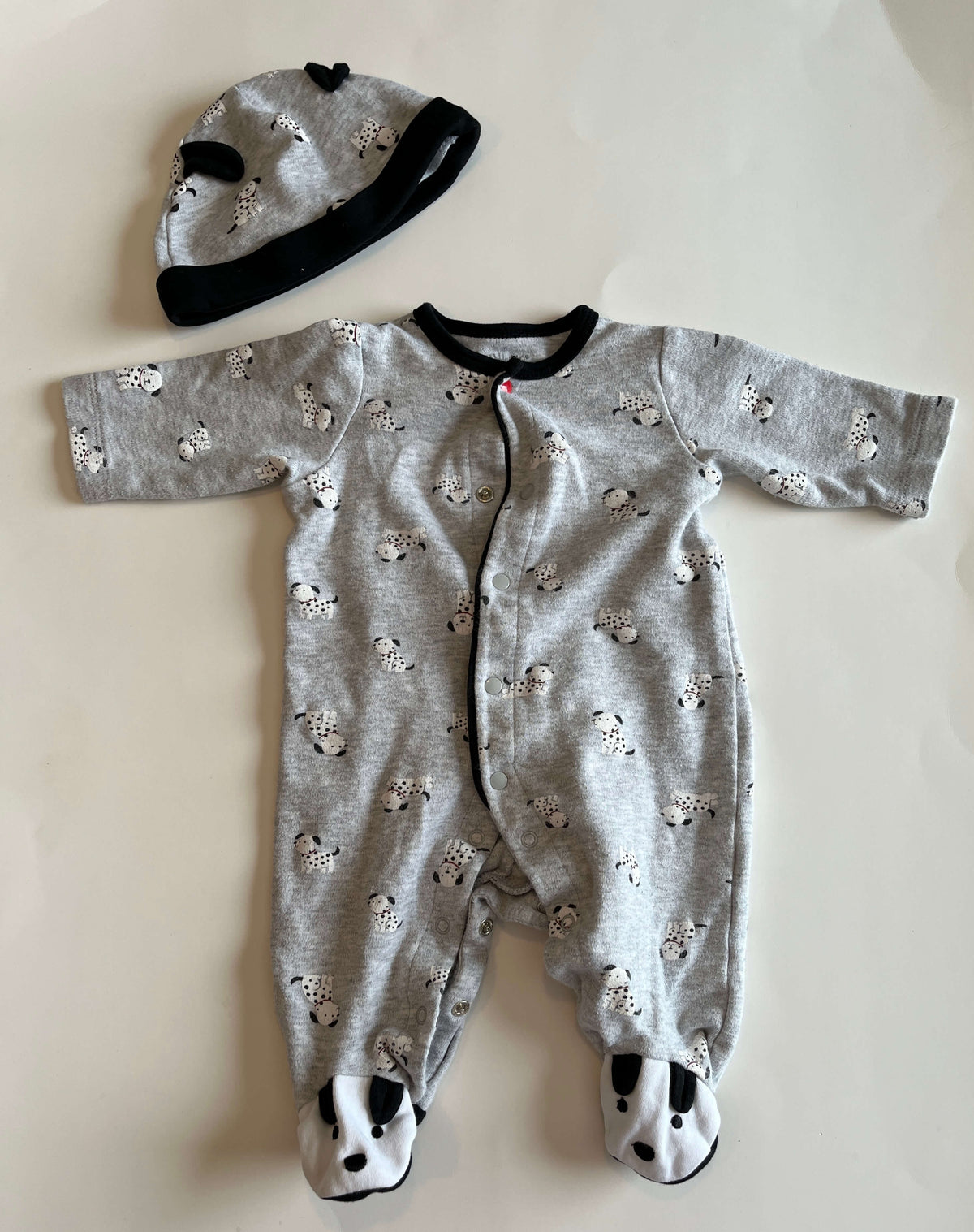 Set of 3 boys' sleepers: Disney – 0-3 months Little Me – 3 months Carter's – 0-3 months, Kids 3 Month (0-3M)