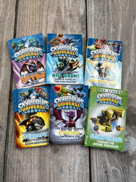 Skylander’s Universe series, set of 6 chapter books