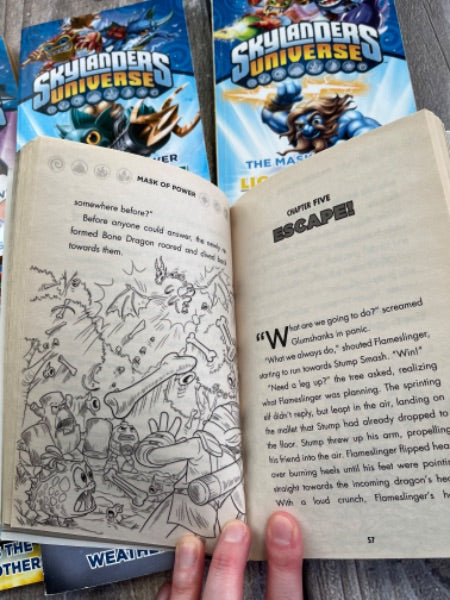 Skylander’s Universe series, set of 6 chapter books