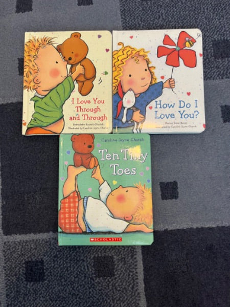 3 book set - I Love You/Ten Tiny Toes