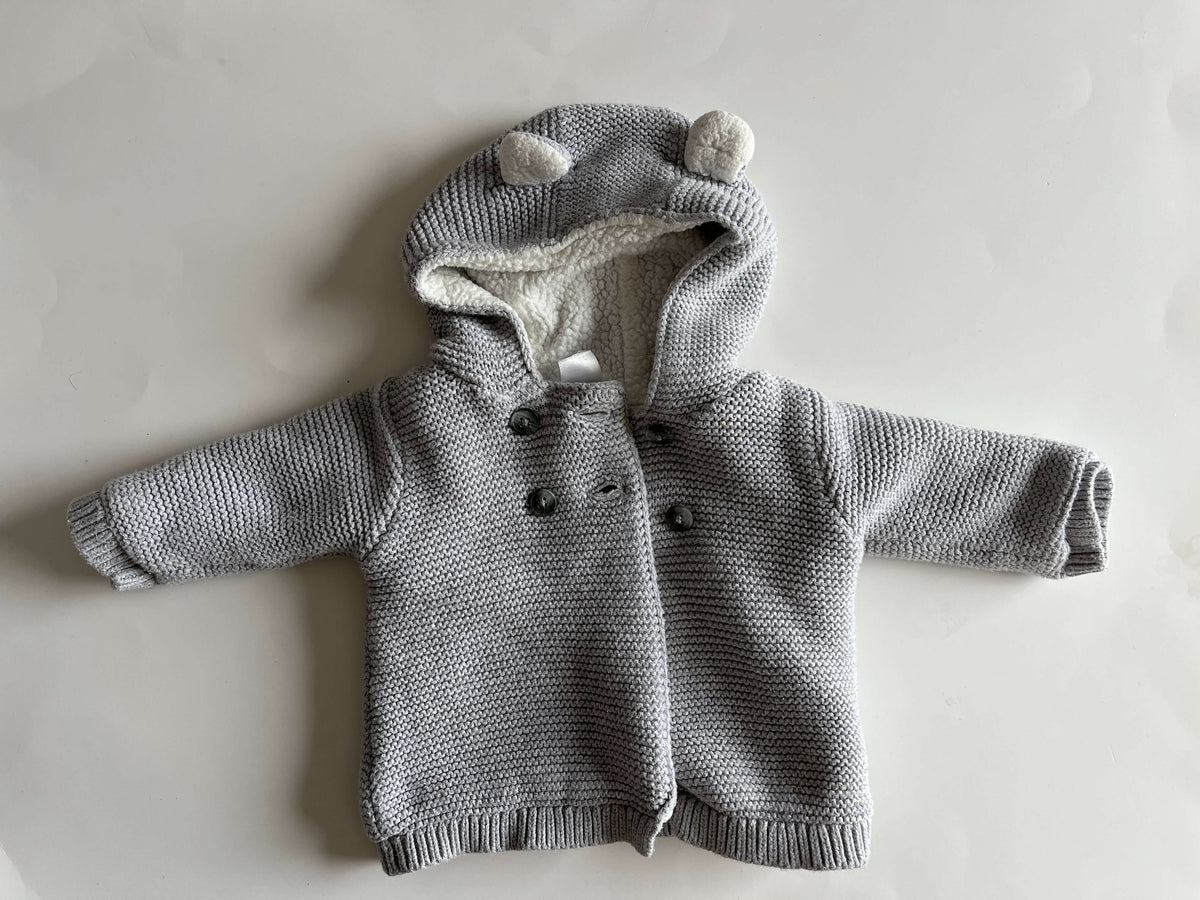 Girls' 6-month Carter's two-button coat., Kids 6 Month (3-6M)