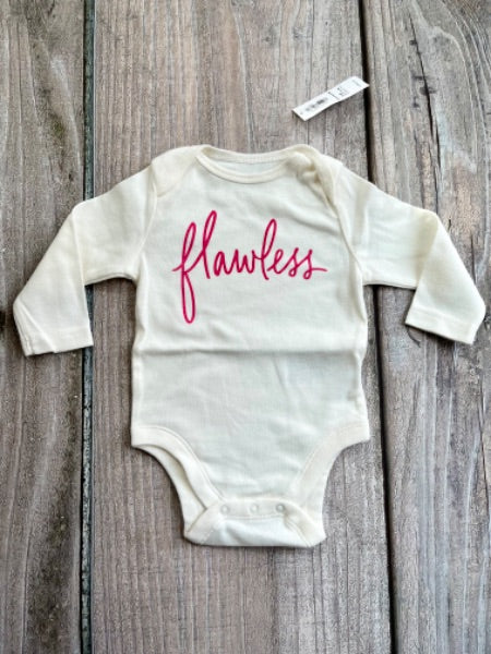 Old Navy baby 3-6m Flawless onesie, new with tags, Kids 6 Month (3-6M)